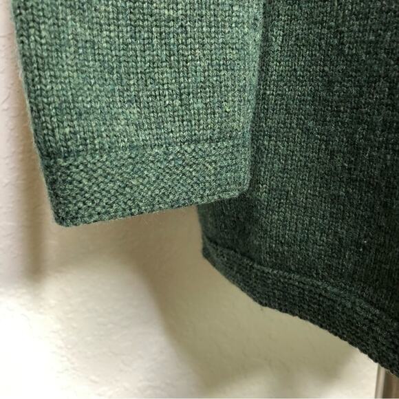 Soft Surroundings dark green wool blend sweater size Large - Picture 12 of 14